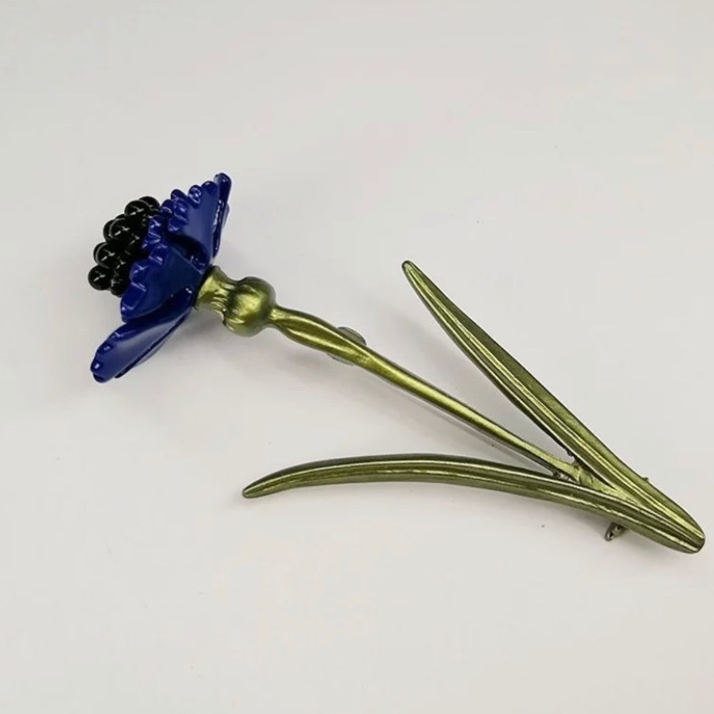 Beautiful Cornflower Pin Shirt Top Blouse Bag Brooch Accessory